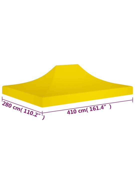 Peotelgi katus 4 x 3 m, kollane, 270 g/m²