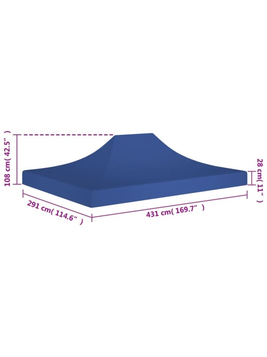 PEOTELGI KATUS 4,5 X 3 M, SININE, 270 G/M²