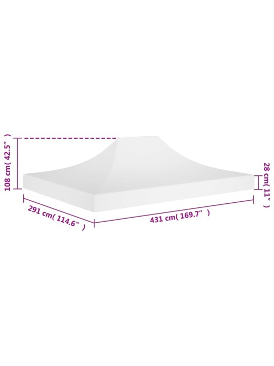 PEOTELGI KATUS 4,5 X 3 M, VALGE, 270 G/M²