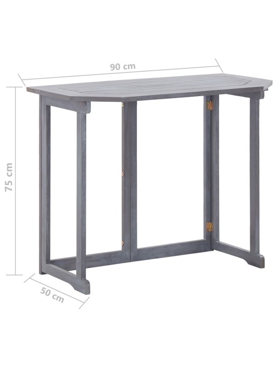 4-osaline bistrookomplekt, akaatsiapuit, hall