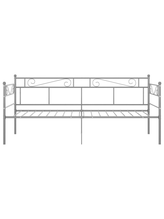 Diivanvoodiraam hall metall 90 x 200 cm