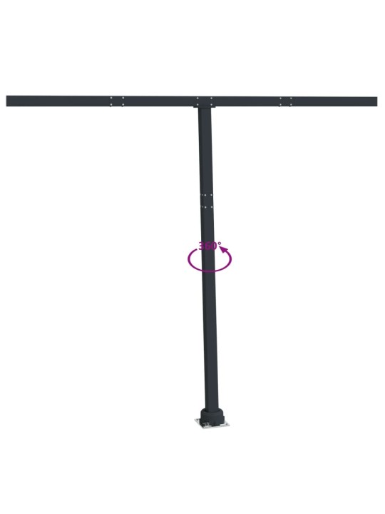 Varikatuse postide komplekt, antratsiithall, 300 x 245 cm, raud