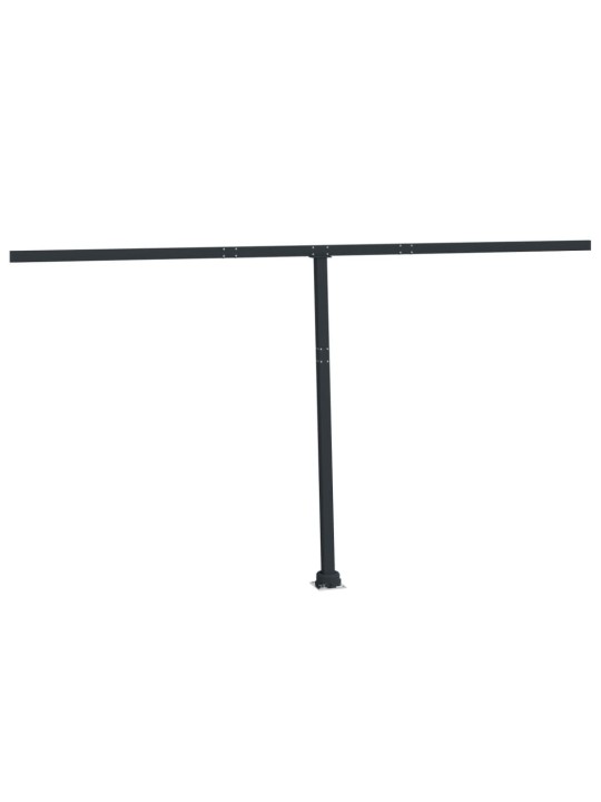 Varikatuse postide komplekt, antratsiithall, 450 x 245 cm, raud