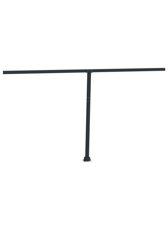 Varikatuse postide komplekt, antratsiithall, 450 x 245 cm, raud