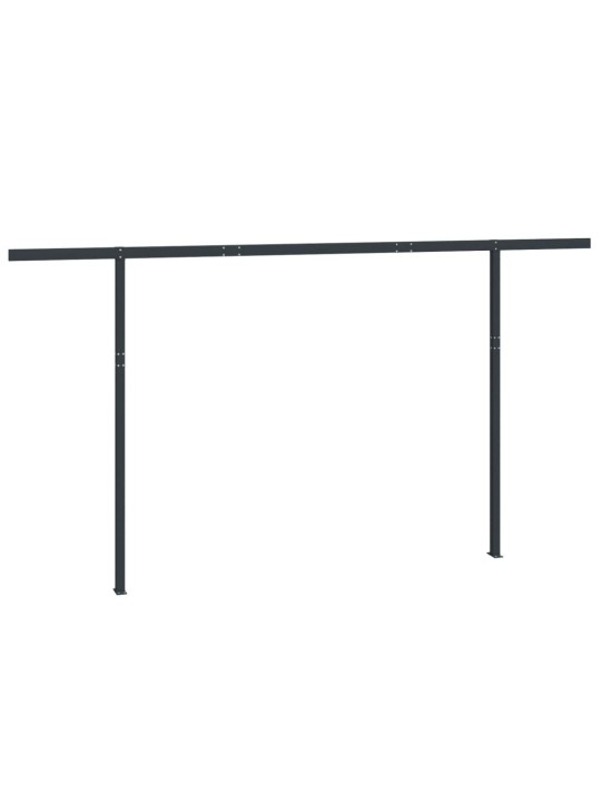 Varikatuse postide komplekt, antratsiithall, 450 x 245 cm, raud