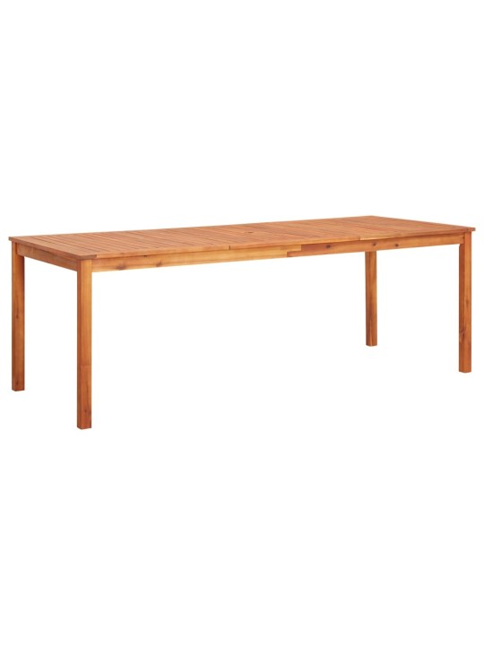3058093 9 piece garden dining set with cushions solid acacia wood (45963+312130+2x312131)