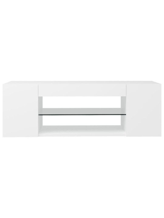 Telerialus LED-tuledega, valge, 90 x 39 x 30 cm