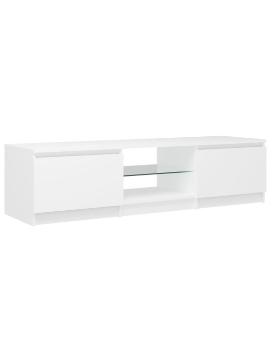 Telerialus LED-tuledega, valge, 140 x 40 x 35,5 cm