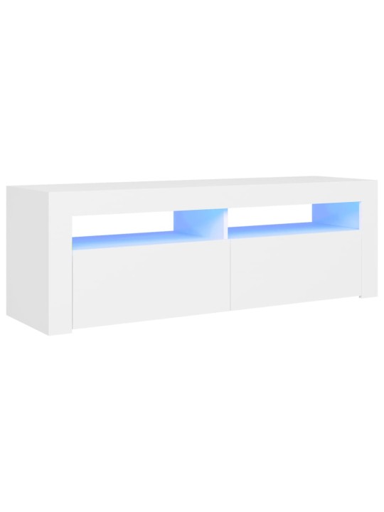 Telerialus LED-tuledega, valge, 120 x 35 x 40 cm