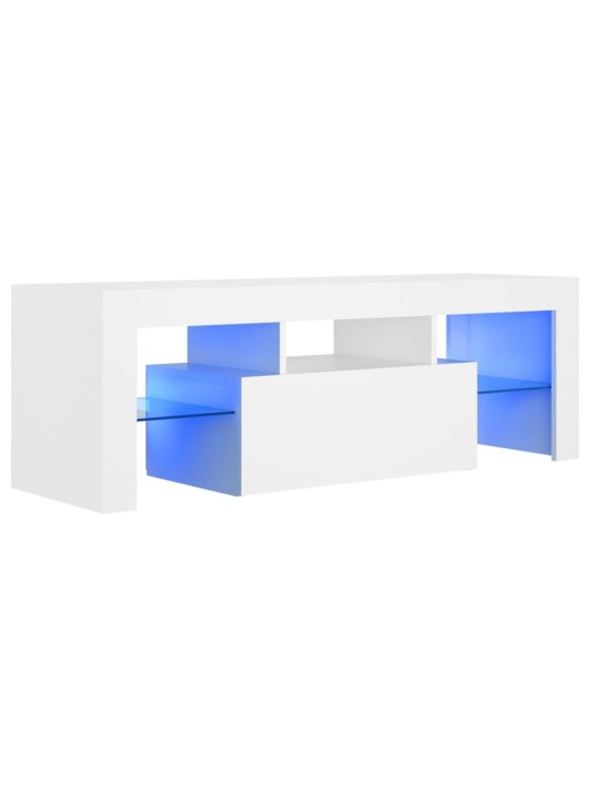 Telerialus LED-tuledega, valge, 120 x 35 x 40 cm