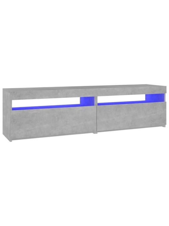 Telerialused LED-tuledega, 2 tk, betoonhall, 75x35x40 cm