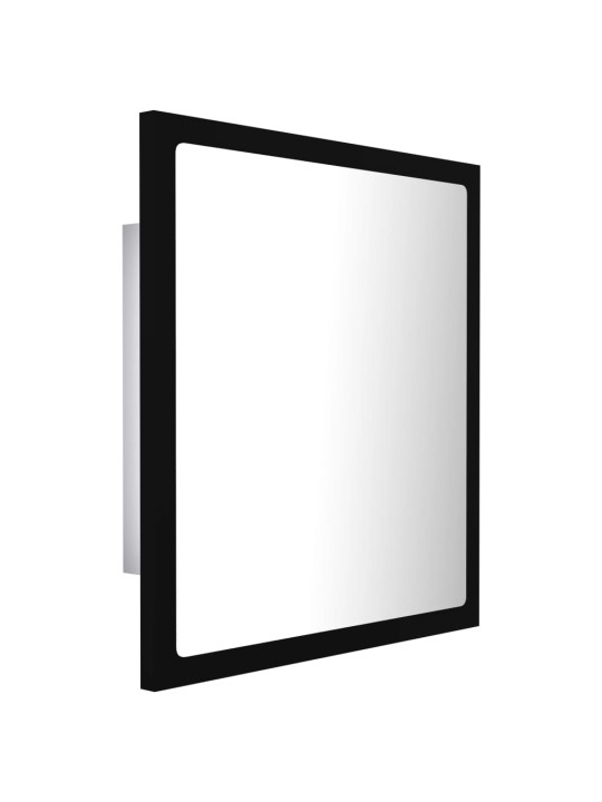 LED vannitoa peeglikapp, must, 40 x 8,5 x 37 cm, akrüül