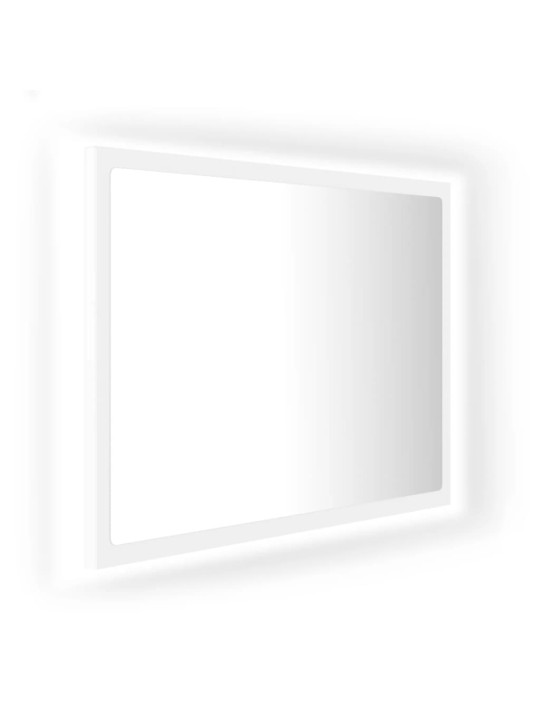 LED vannitoa peeglikapp valge 60x8,5x37 cm puitlaastplaat