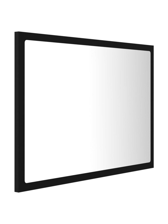 LED vannitoa peeglikapp must 60x8,5x37 cm akrüül