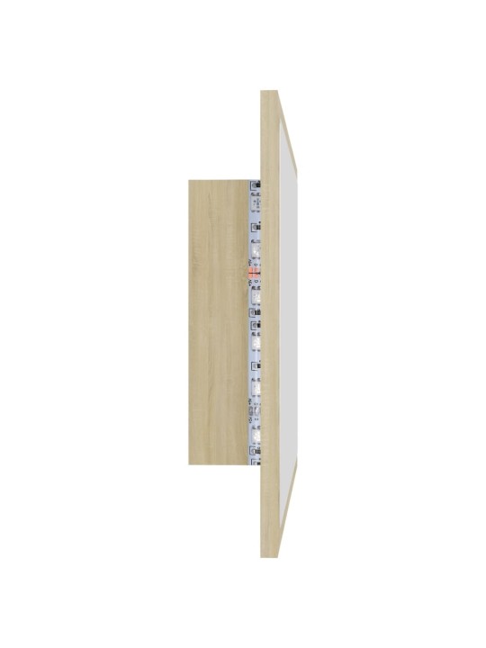 LED VANNITOA PEEGLIKAPP, SONOMA TAMM, 60X8,5X37 CM, AKRÜÜL