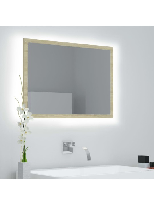 LED VANNITOA PEEGLIKAPP, SONOMA TAMM, 60X8,5X37 CM, AKRÜÜL