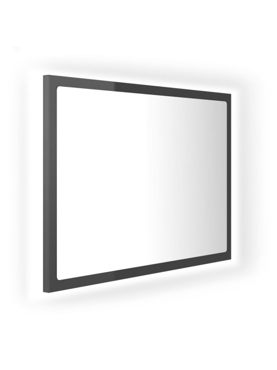 LED vannitoa peeglikapp, hall, 60x8,5x37 cm, akrüül