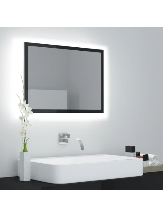 LED vannitoa peeglikapp, hall, 60x8,5x37 cm, akrüül