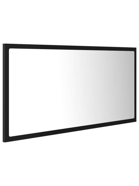 LED vannitoa peeglikapp, must, 90x8,5x37 cm, akrüül