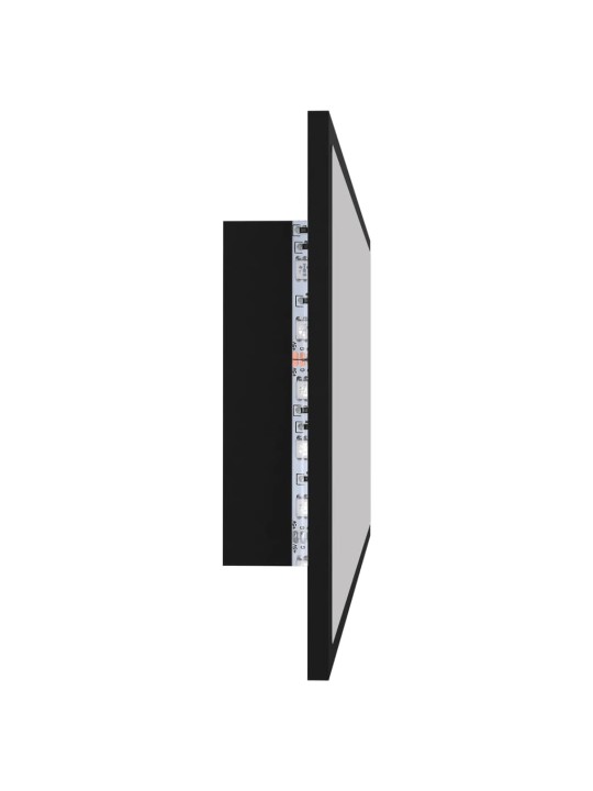 LED vannitoa peeglikapp, must, 90x8,5x37 cm, akrüül