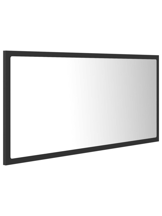 LED vannitoa peeglikapp, hall, 90x8,5x37 cm, akrüül