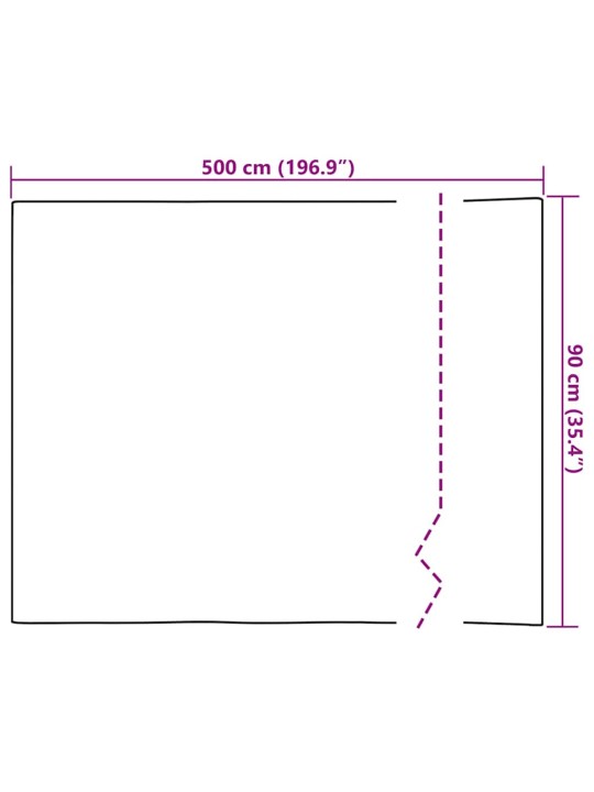 Iseliimuv mööblikile, hele tamm, 500 x 90 cm, pvc