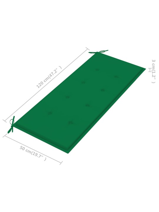 2-kohaline aiapink padjaga, 120 cm, eukalüptipuit