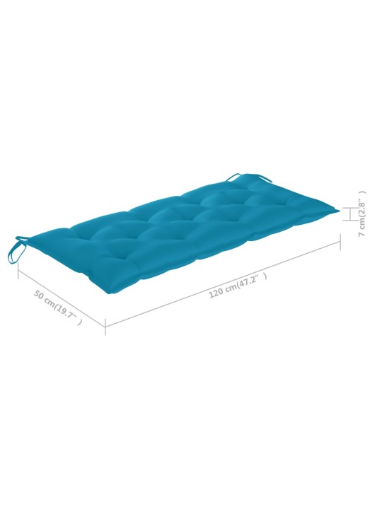 2-kohaline aiapink padjaga, 120 cm, eukalüptipuit