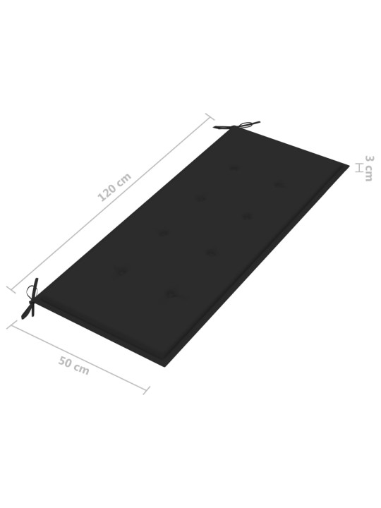 2-kohaline aiapink istmepadjaga, 120 cm, hall, eukalüptipuit