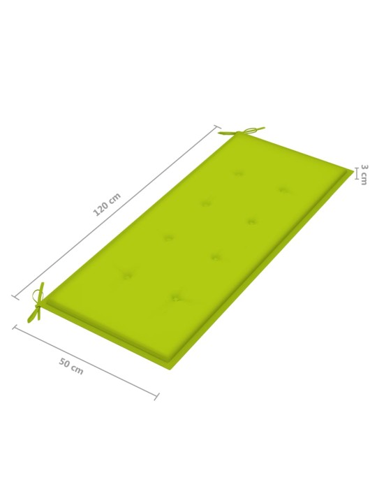 2-kohaline aiapink istmepadjaga, 120 cm, hall, eukalüptipuit