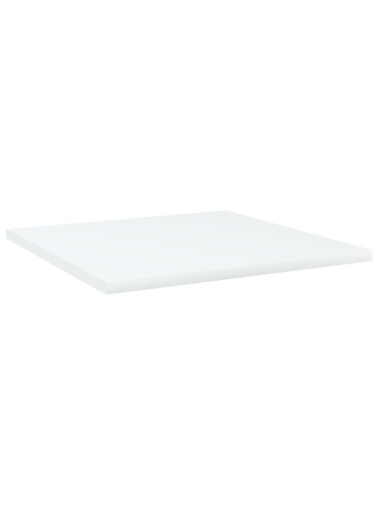 Riiuliplaadid 4 tk, valge, 40x40x1,5 cm, puitlaastplaat