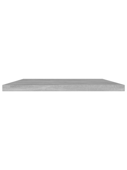 Riiuliplaadid 4 tk, betoonhall, 60x20x1,5 cm, puitlaastplaat