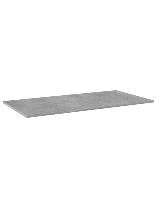 Riiuliplaadid 4 tk, betoonhall, 80x20x1,5 cm, puitlaastplaat