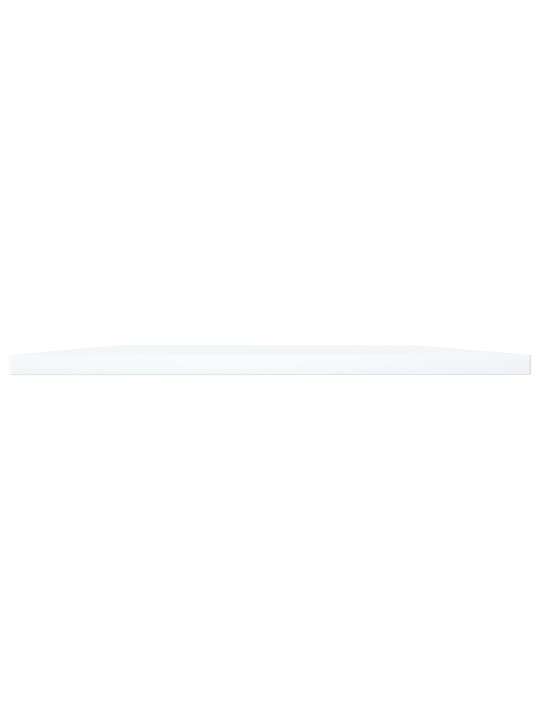 Riiuliplaadid 4 tk, valge, 80x40x1,5 cm, puitlaastplaat