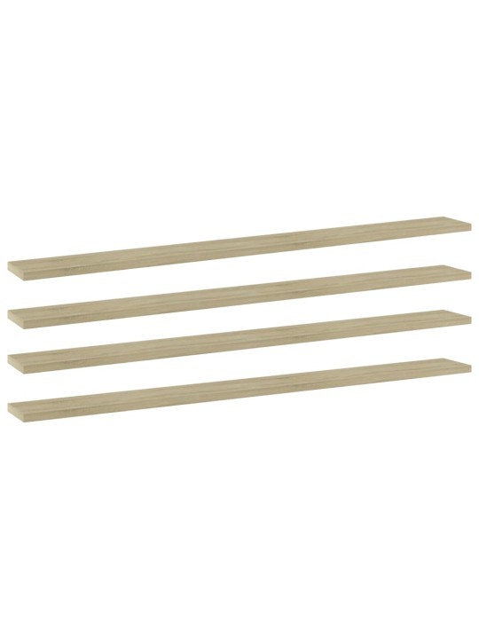 Riiuliplaadid 4 tk, sonoma tamm, 100x10x1,5 cm, puitlaastplaat