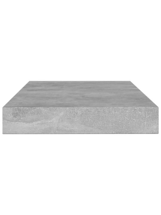 Riiuliplaadid 4 tk, betoonhall, 100x10x1,5 cm, puitlaastplaat