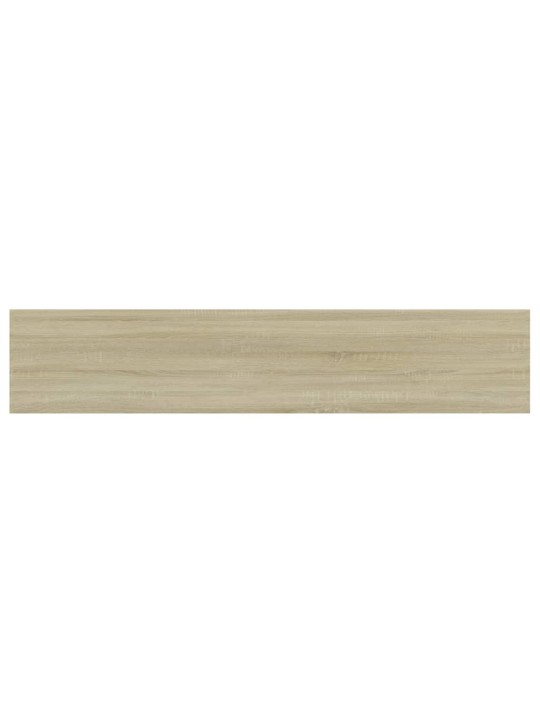 Riiuliplaadid 4 tk, sonoma tamm, 100x20x1,5 cm, puitlaastplaat