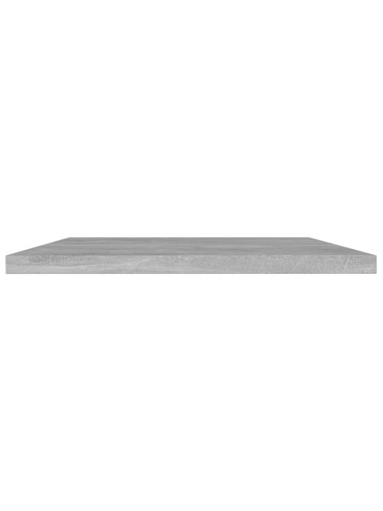 Riiuliplaadid 4 tk, betoonhall, 100x20x1,5 cm, puitlaastplaat