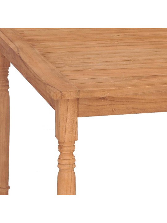 Batavia laud, 200x100x75 cm, toekas tiikpuu