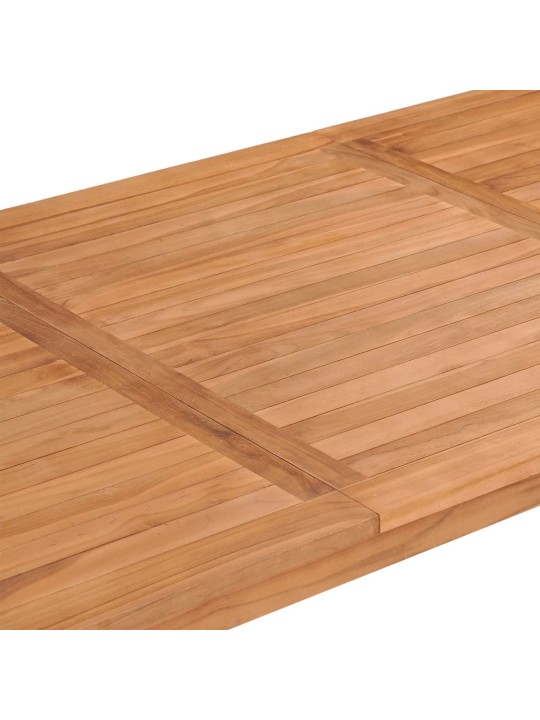 Batavia laud, 200x100x75 cm, toekas tiikpuu