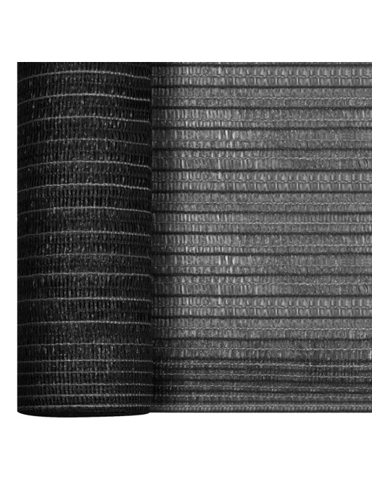 Privaatsusvõrk, antratsiithall, 1,2 x 10 m, hdpe, 150 g/m²
