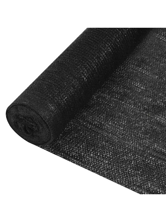Privaatsusvõrk, must, 1 x 50 m, hdpe, 150 g/m²