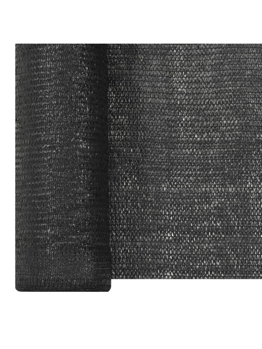 Privaatsusvõrk, must, 1,2 x 10 m, hdpe, 150 g/m²