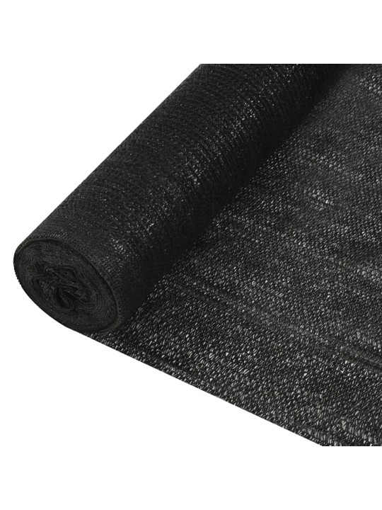 Privaatsusvõrk, must, 1,2 x 50 m, hdpe, 150 g/m²