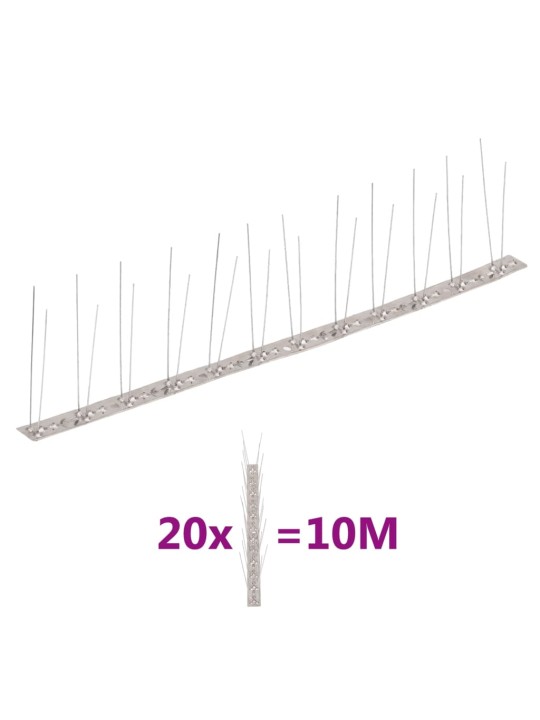 2-realised roostevabast terasest linnupiigid, 20 tk, 10 m