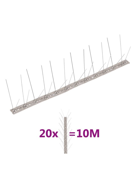 4-realised roostevabast terasest linnupiigid, 20 tk, 10 m