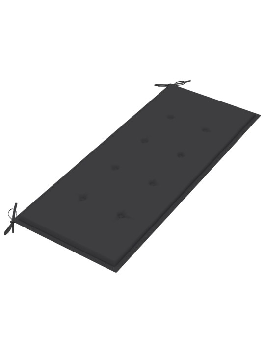 Virnastatav aiapink padjaga, 128,5 cm, toekas tiikpuu