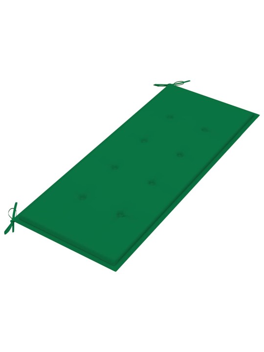Virnastatav aiapink padjaga, 128,5 cm, toekas tiikpuu