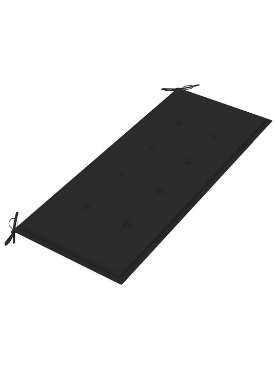 Virnastatav aiapink padjaga, 128,5 cm, toekas tiikpuu