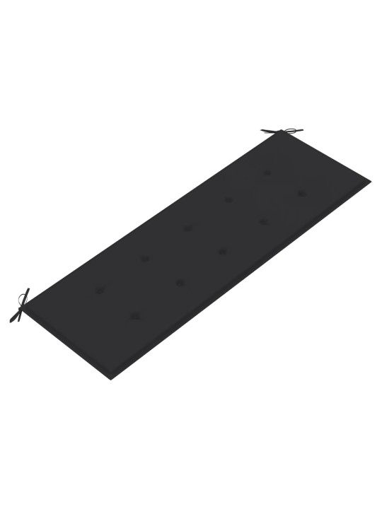 Virnastatav aiapink padjaga, 159 cm, toekas tiikpuu